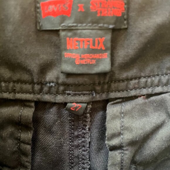 Levi's X Stranger Things Eleven-El Pleated Women's Jeans size 27 - Picture 3 of 4